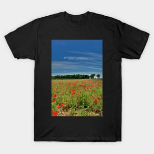 Poppy Field Near Cividale T-Shirt